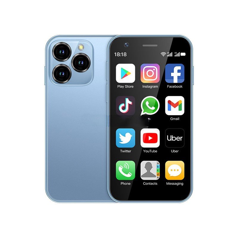 Hot Selling XS16 3 Inch Small Mobile Phone Android 10 Big Battery 2000mAH 3G&4G LTE 64GB Mini Android Smart Phone